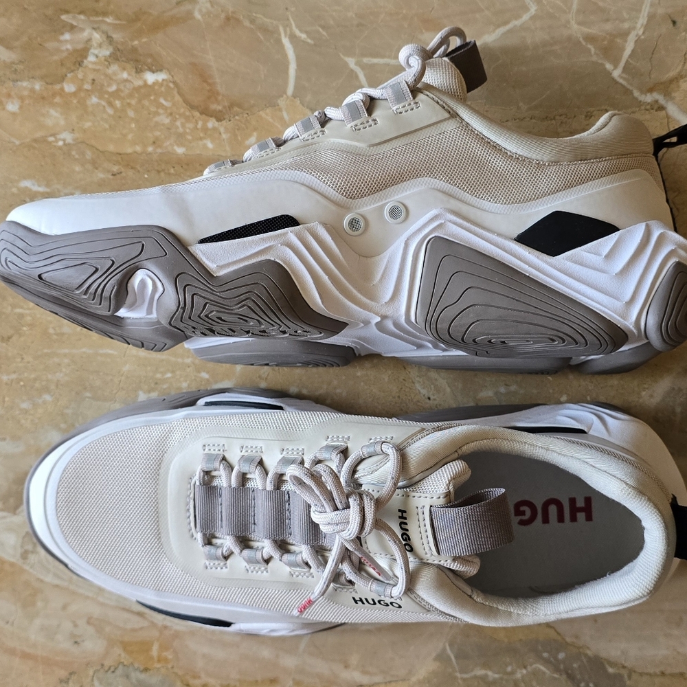 HUGO Men's Quake Runn Sneakers, Sz 9 - Picture 11 of 13